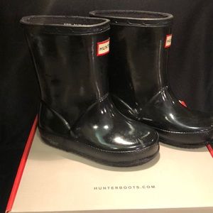 Hunter Boots black size US 6B/ 7G EU 22